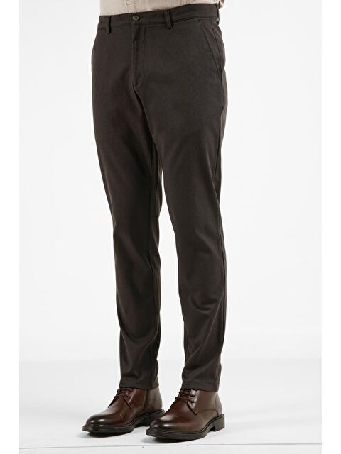 İMZA Antrasit Yan Cep Düz Paça Pamuklu Comfort Fit Chino Casual Pantolon 1003255159 - S000505613-29666