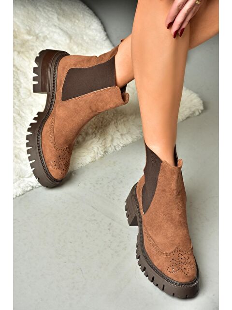 Fox Shoes R3121529 Taba Kadın Bot - S000081294-37454