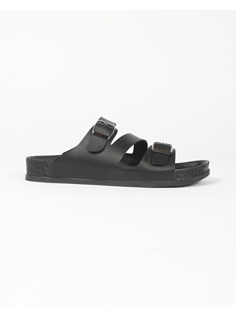 Chirpy Kadın Yazlık Çift Tokalı Çapraz Bantlı Terlik - MARUVA