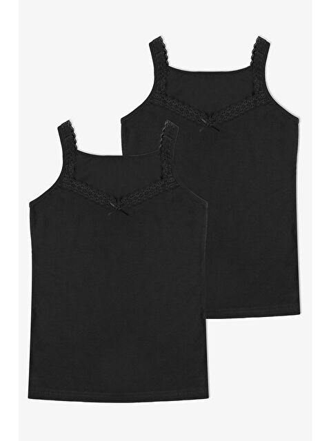 Koza İç Giyim Kadın Dantel Detaylı Atlet - S000296558-19351