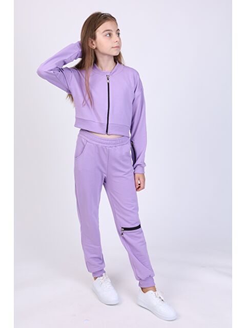 Toontoykids Kız Çocuk 3lü Baskılı Eşofman Takım - S000321038-17878