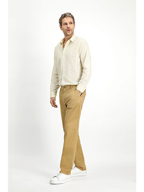 Kiğılı Regular Fit Elastanlı Kanvas / Chino Pantolon