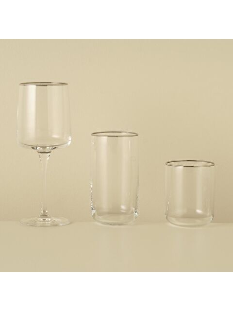 Bella Maison Premium Bardak-Kadeh Set 18'li Silver