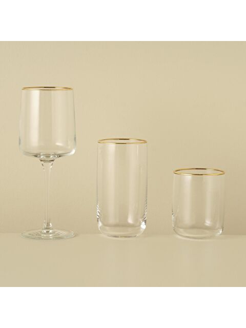 Bella Maison Premium Bardak-Kadeh Set 18'li Gold