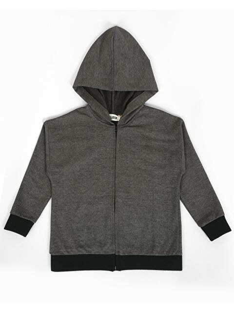 Luess Çocuk Unisex Fermuarlı Sweatshırt - S000144504-29666