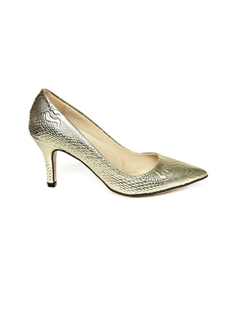 Fox Shoes L2539700 Altın Kadın Topuklu Ayakkabı - S000051695-20076
