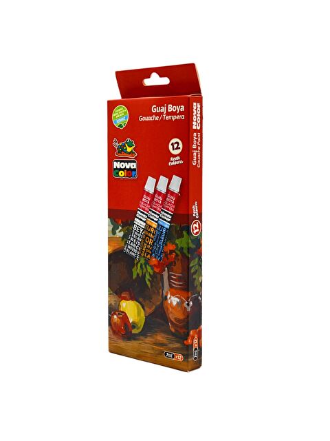 Nova Color Color 7 ml 12 Renk Tüp Guaj Boya Seti (NC-100) - S000388128-23173