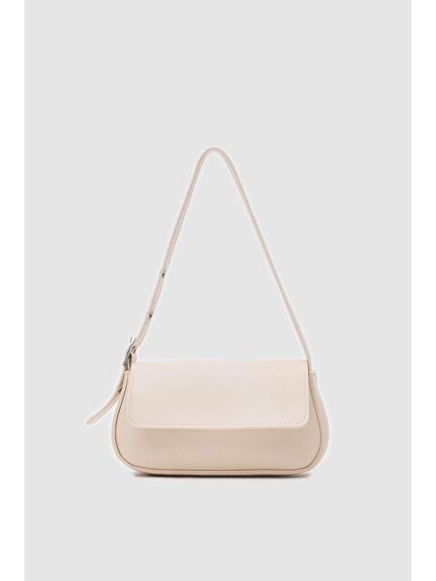 Shulebags Mirage Baget Çanta Krem