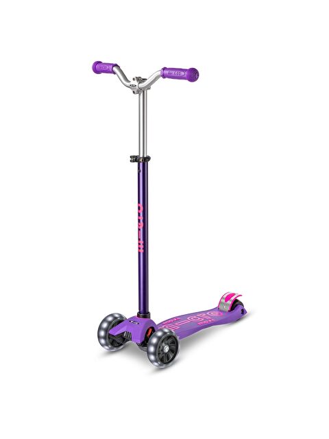 Micro Maxi Deluxe Pro LED 3 Tekerli Işıklı Çocuk Scooter Purple Pink - S000388133-20042