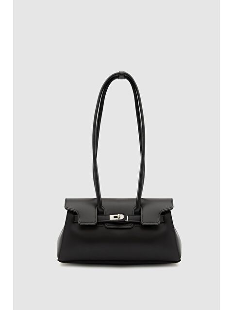 Shulebags Giselle Kilitli Baget Çanta Siyah