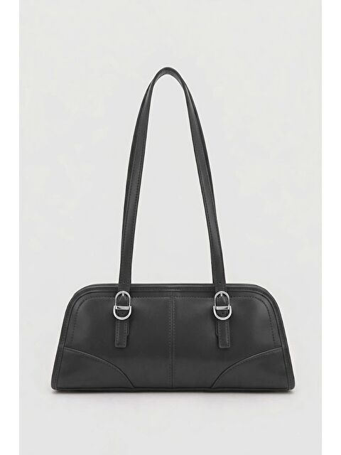 Shulebags Vanity Baget Çanta Siyah