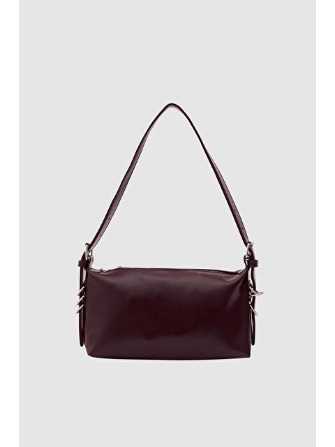 Shulebags Loop Halka Detaylı Baget Çanta Mürdüm