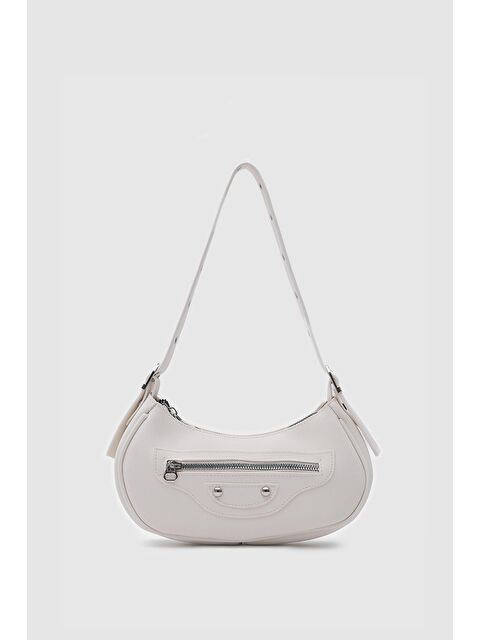 Shulebags Sandy 90'S Retro Baget Çanta Vanilla