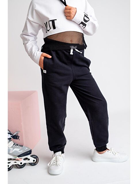 ZEYLAND Kız Çocuk Beli Lastikli Paçası Ribanalı Eşofman Altı - S000315370-19351