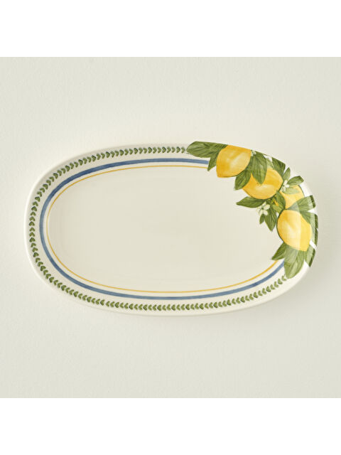 Bella Maison Limonlu Porselen Sunum Tabağı (29 cm) - S000378628-23173