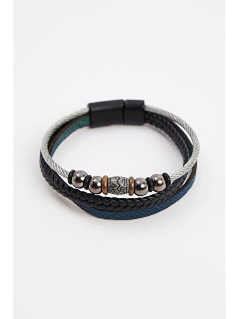 TUDORS Erkek Hakiki Deri Bileklik - S000314378-23173