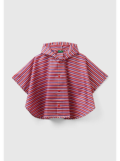 United Colors Of Benetton Erkek Çocuk Kırmızı Panço - S000298503-20045