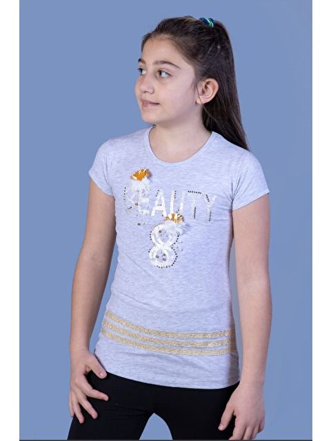 Toontoykids Kız Çocuk Beauty Baskılı Tişört - S000359767-74