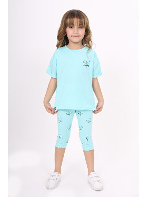 Toontoykids Kız Çocuk Baskılı Kaprili Takım - S000359769-1180