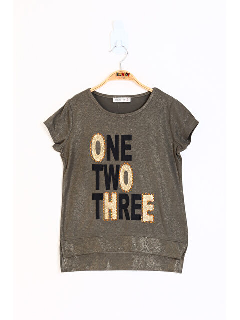 Toontoykids Kız Çocuk Sim Detaylı Baskılı Tişört - S000359700-18547