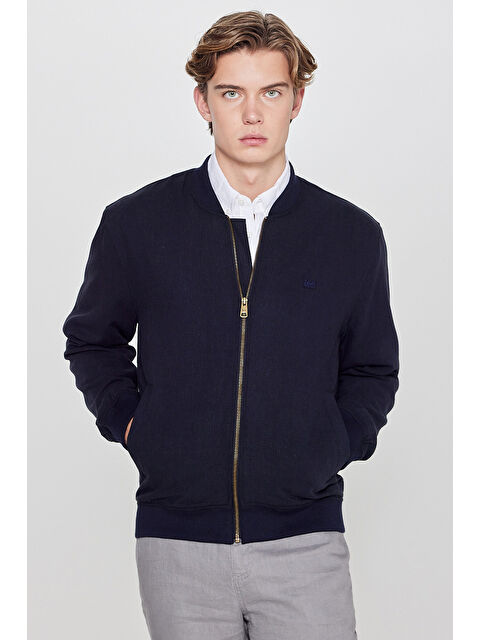 Lee Keten Regular Fit Normal Kesim Cepli Bomber Ceket - S000531946-21164