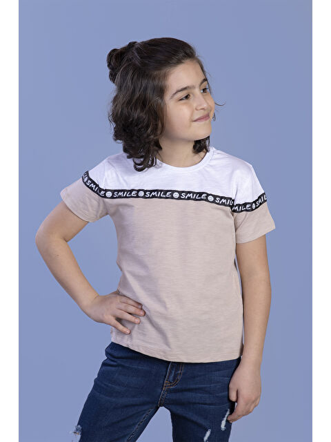 Toontoykids Erkek Çocuk Şeritli Garnili Tişört - S000359771-26429