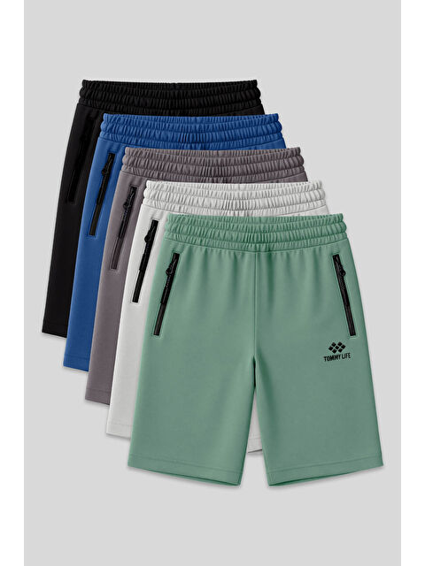 Tommylife Standart Fit Basic 5li Paket Erkek Şort - 81136 - S000480731-27208