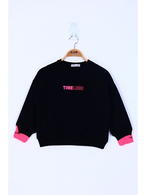 Toontoykids Kız Çocuk Timeless Baskılı Sweatshirt