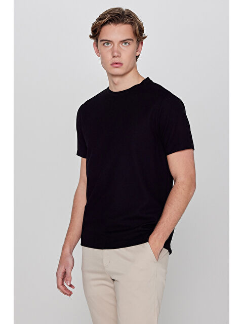 Lee Yumuşak Dokulu Regular Fit Normal Kesim Bisiklet Yaka Basic Tişört - S000531958-19351