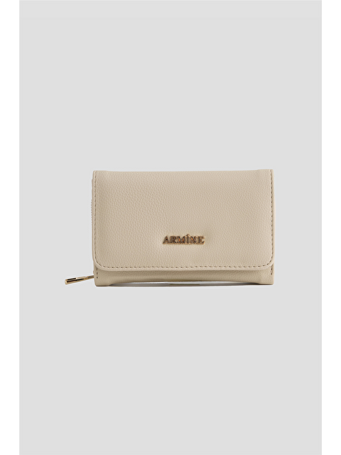 ARMİNE Pia Deri El Çantası 25Yd7012 Krem