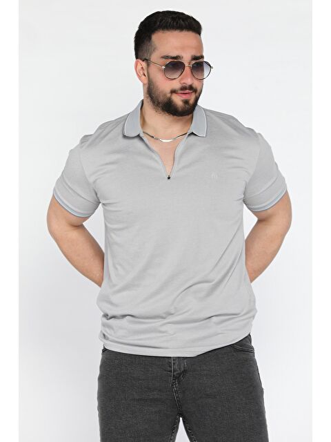 Mishar İtalia Yarım Fermuarlı Polo Yaka Erkek Tişört - S000372941-20600