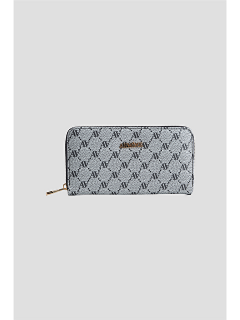 ARMİNE Gri Cüzdan Noktalı 25Yd7005 Gri