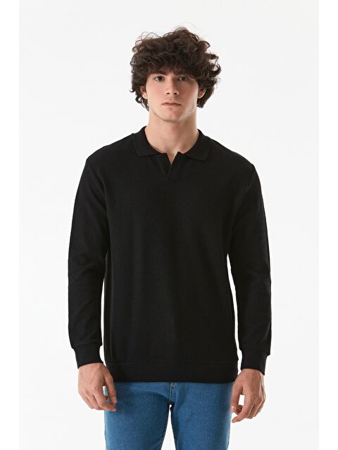 Fullamoda Fitilli Polo Yaka Triko Kazak - S000264730-19351