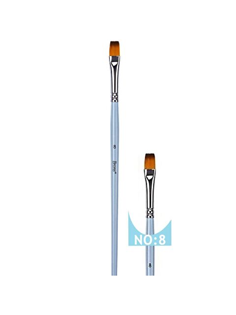 Brons 200F Serisi Yağlı Kısa Sap Fırça NO:8 (BR-2154) - S000265863-27074