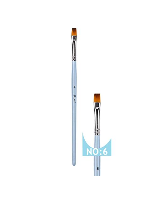 Brons 200F Serisi Yağlı Kısa Sap Fırça NO:6 (BR-2153) - S000265864-27074