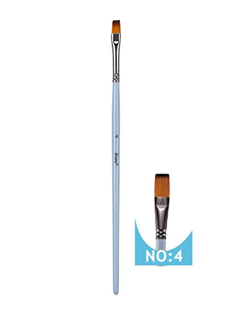 Brons 200F Serisi Yağlı Kısa Sap Fırça NO:4 (BR-2152) - S000265865-27074