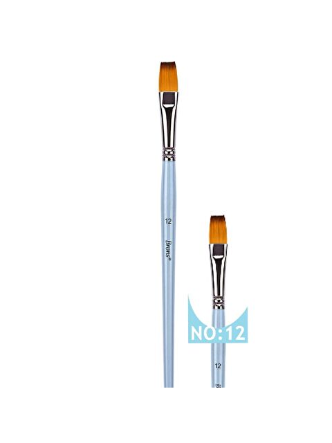 Brons 200F Serisi Yağlı Kısa Sap Fırça NO:12 (BR-2156) - S000265866-27074