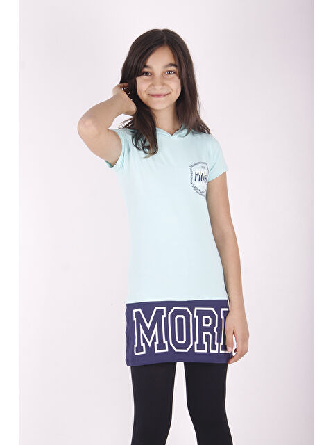 Toontoykids Kız Çocuk Kapüşonlu Baskılı Tişört - S000254905-1180