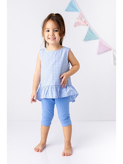 ZEYLAND Kız Çocuk Pötikare Desenli Dokuma Bluz - S000315379-17234