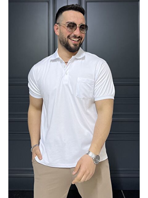 Mishar İtalia Yarım Düğmeli Polo Yaka Cepli Erkek Tişört - S000372948-20063