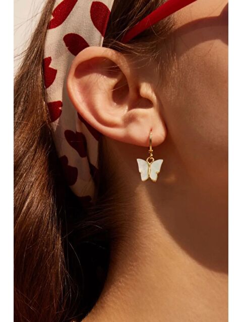 New Obsessions Sallantılı Kelebek Küpe - S000145094-20063