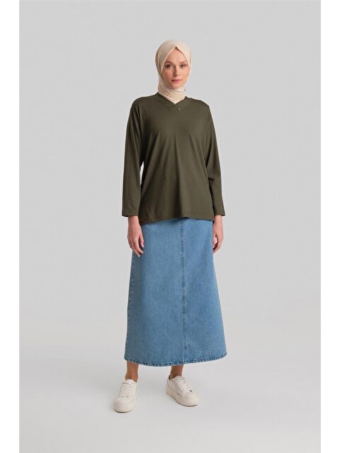 ARMİNE Penye 24Yd9029 Haki - S000352800-18547