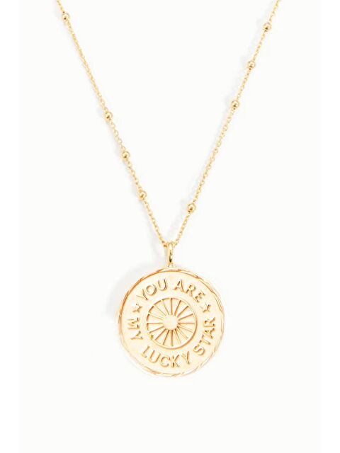 New Obsessions You Are My Lucky Star Madalyon Zincir Kolye - S000275024-20076