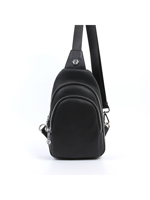 Silver Polo Kadın Göğüs Çapraz Çanta 959-33378 SILVER POLO FREEBAG M86 SİYAH-MAT SİYAH - S000507468-19351