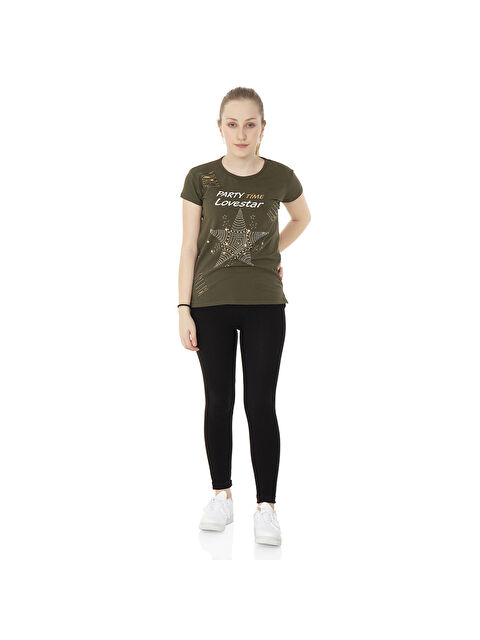 Toontoykids Kız Çocuk Tişört Yıldız Taşlı - S000256637-18547