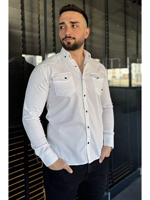 Mishar İtalia Erkek Çıtçıtlı Gömlek - S000372938-20063