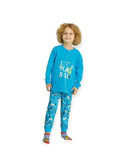Aydoğan Erkek Çocuk İnterlok Pijama Takım - S000325071-17234