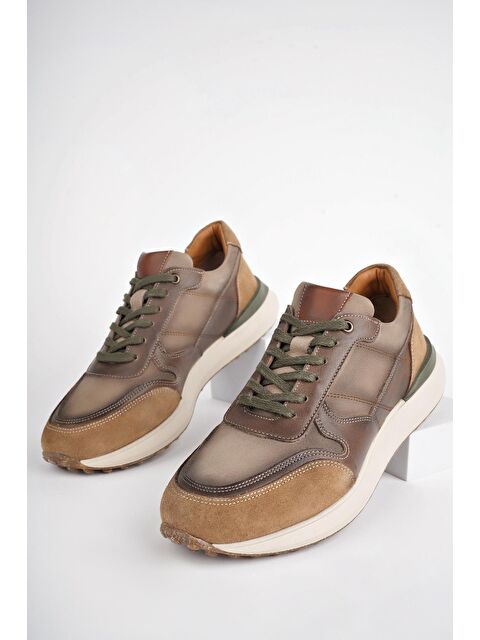 Muggo MERTENS Hakiki Deri Bağcıklı  Erkek Sneaker - S000280354-37454