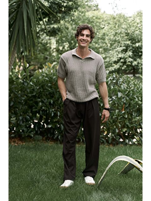 Mai Collection Juro Acı Kahve Erkek Pantolon - S000518418-1358