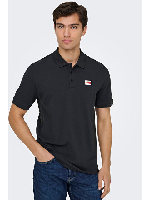 Only&Sons Onsdawson Pamuklu Regular Fit Düğmeli Polo Yaka T Shirt 22036883